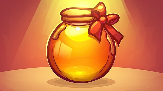 A jar of honey 