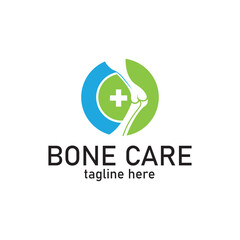 bone care vector logo ilustration
