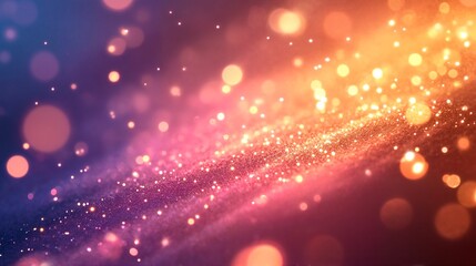 Abstract Background of Glittering Lights and Bokeh.