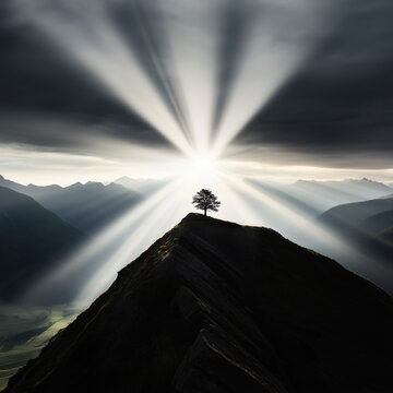 himmel, berg, abendrot, cloud, berg, landschaft, natur, sonnenaufgang, sonne, cloud, schnee, silhouette, anblick, gipfel, morgen, blau, sonnenlicht, sch&ouml;nheit, licht, hills, abendd&auml;mmerung, sch&ouml;n, zei