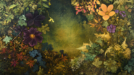 verdant moss backdrop