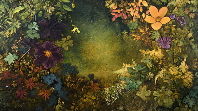 verdant moss backdrop