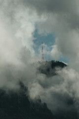 Grünten im Wolkenkleid