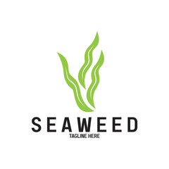 Seaweed vector logo icon vector illustration template design