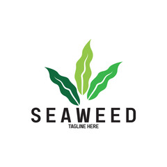 Seaweed vector logo icon vector illustration template design