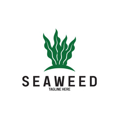 Seaweed vector logo icon vector illustration template design