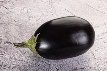 Ripe tasty natural organic eggplant