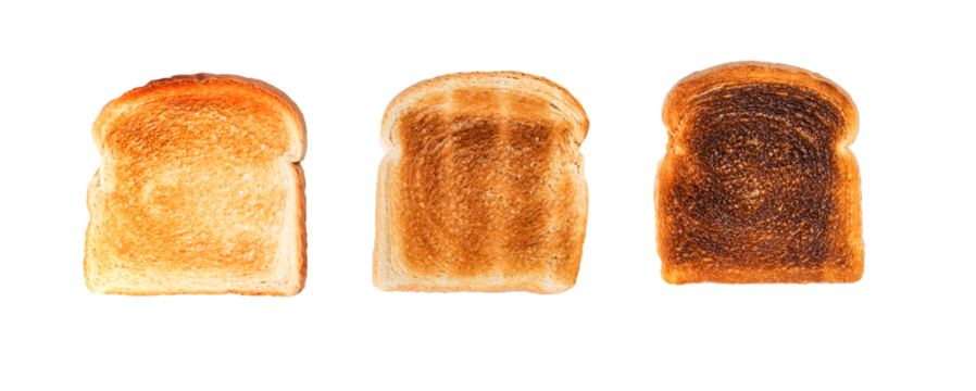 Variety of toasted bread
