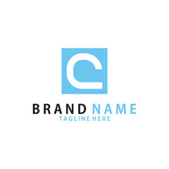 Letter C Logo icon vector illustration design template