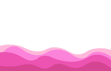 ピンク色の抽象的な波打つ背景
