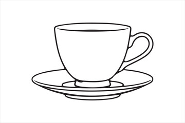 cup of coffee silhouette 