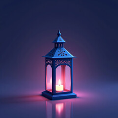 Fototapeta premium The Spirit of Ramadan A Lantern's Glow 13