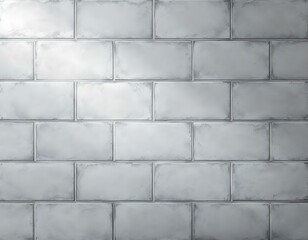 Fototapeta premium Textured White Subway Tile Background
