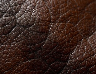 Fototapeta premium Close-Up of Brown Leather Texture