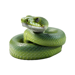 Fototapeta premium Snake Isolated On Transparent Background 