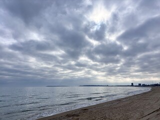 Obraz premium clouds over the sea