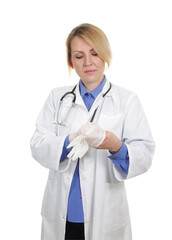 Fototapeta premium Close up of the female doctor