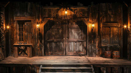 old wooden house