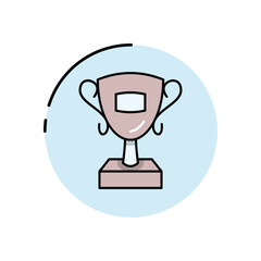 Trophy  vector icon