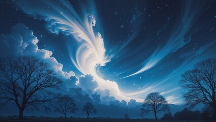 sky with clouds