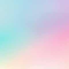 Obraz premium Soft pastel gradient: soothing ombre of pink, blue, and green hues