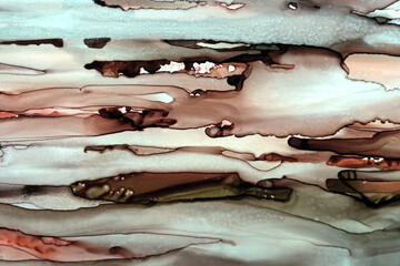 art background made of multi-colored ink smudges