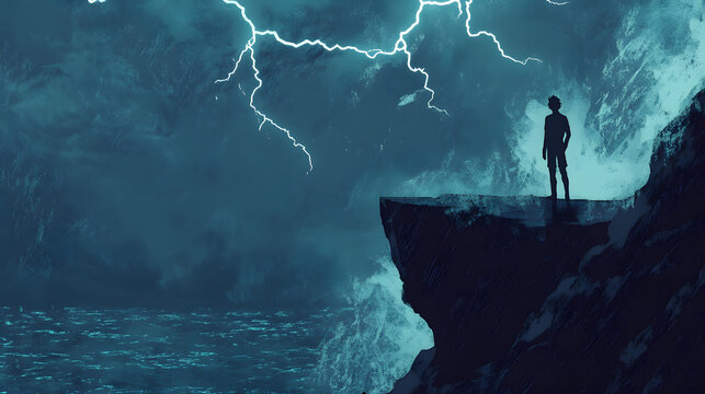 A shadowy figure standing at the end of a long, narrow alley. The figure is motionless, watching with glowing eyes, sending chills down the spine.A shadowy figure standing at the end of a long, narrow