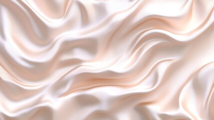 Obraz premium Luxurious beige silk fabric with elegant draping and soft waves. Perfect for backgrounds and design.