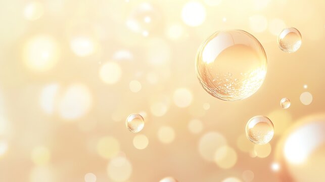 Warm champagne gradient background with a soft glowing finish, wide seamless flow, matte and luxurious
