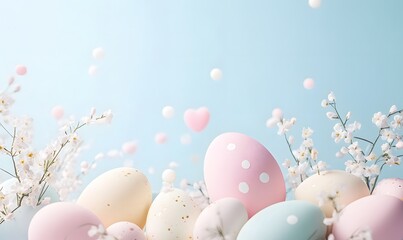 Easter morning,Easter image wallpaper,generation AI