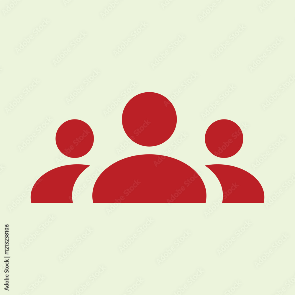 Poster teamwork icon. teamwork symbol. avatar. user profile icon. avatar profile picture icon. flat design 
