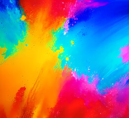 Fototapeta premium Wallpaper colorful design, shapes and textures, color background.Modern abstract bright amazing Vibrant abstract waves in purple color, modern design poster background, Generative AI