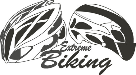 Editable biking helmet cycling design 