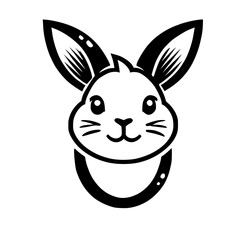 Adorable Cartoon Rabbit: A Sweet and Playful Bunny Character Design