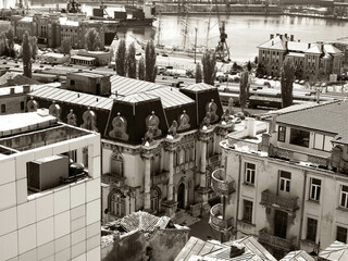 Buildings in residental area, Constanta, Romania.