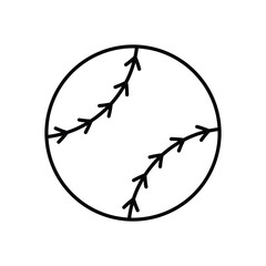 Baseball Ball vector icon
