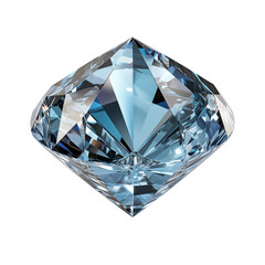 Expensive Diamond Isolated On Transparent Background	