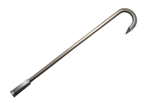 Crowbar isolated on a transparent background.