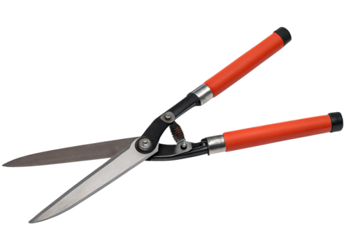 Hedge Shears isolated on a transparent background.