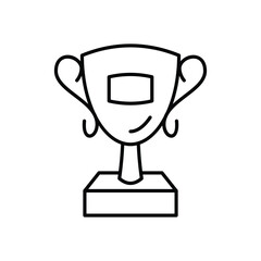Trophy  vector icon