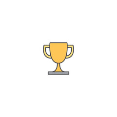 Classic Trophy Icons for Achievements and Awards