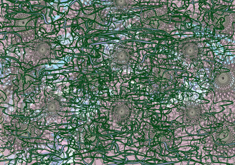 Linear-floral textural backdrop for textiles or fabrics. Random floral pattern for fashion trends, business concepts, covers, scrapbooking, interior solutions, tiles, prints, posters, etc. Vector