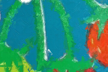 Various oil paintings, flowers, strawberries, landscapes, houses, beautiful and stunning