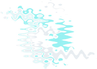 An abstract transparent wavy color blur design element.
