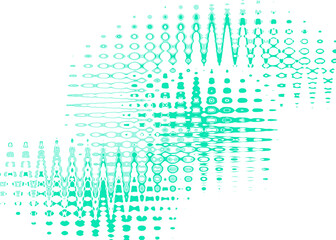 An abstract transparent wavy color blur design element.