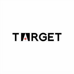 Design the target word with the target symbol on the letter A.