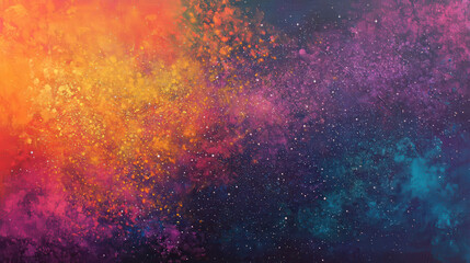 Fototapeta premium a vibrant depiction of a cosmic void filled with countless tiny luminous particles, forming intricate constellations and clusters, delicate gradients of light emerging from the background