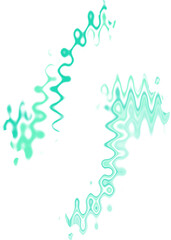 An abstract transparent wavy color blur design element.