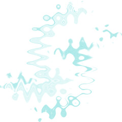An abstract transparent wavy color blur design element.