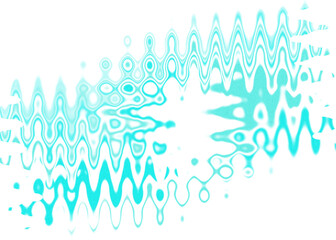 An abstract transparent wavy color blur design element.